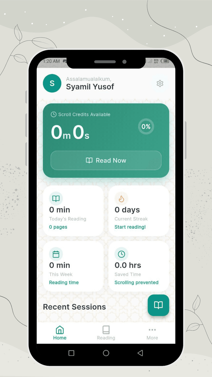 Mindful Scroll: A Quran app for Doom Scrollers